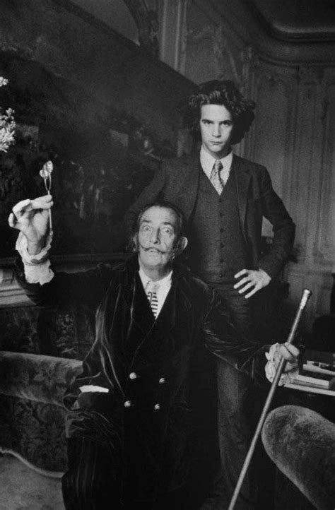 yves saint laurent salvador dali|Salvador Dali and a young Yves Saint Laurent, 1971. .